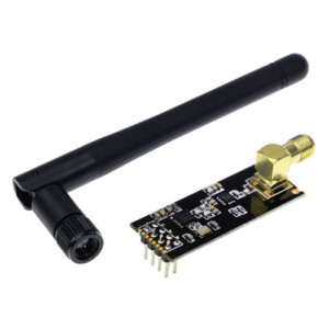 NRF Z24L01+PA+LAN 2.4GHz SMA  Antena Wireless Transceiver  Communication Module